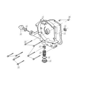 Right Crankcase Kymco Maxxer 90 Black