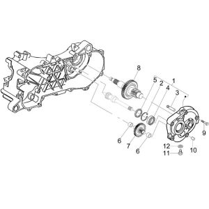 Piaggio Fly 4-stroke final transmission