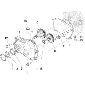 Reducer Group Gilera Runner 200cc VXR 4-stroke 2006