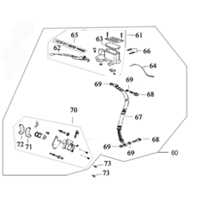 Brake right Edwards Tomorrow Old Classic blue