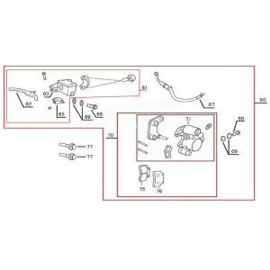 Brake for Neco Lola creme green