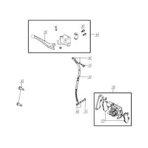 Brake parts Kymco K-Pipe 125cc