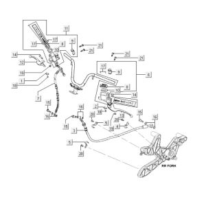 Brake parts Kymco New Dink 200i