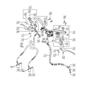 Brake parts Kymco People S 300i