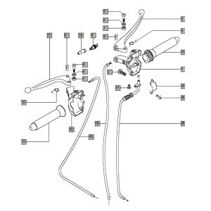 Remgrepen Tomos QUADRO E-START (25-45KMH) (K8-L0)