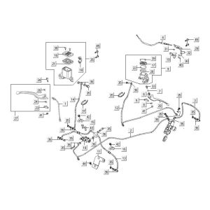 Brake system Kymco MXU 300R