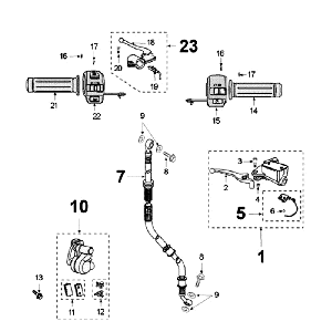 Brake System - Remschrijf D160 Peugeot V-clic Midnight Blue