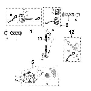 Brake System Peugeot Kisbee RS White
