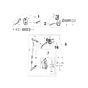 Brake System Peugeot Speedfight 3 AC Red