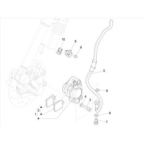 Vespa Elettrica 2018-2019 Front Brake