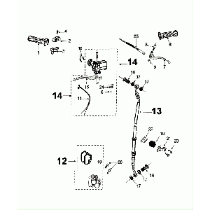 Brake system Peugeot Tweet Evo Euro4