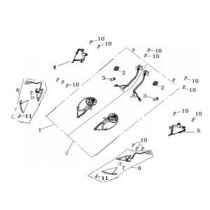 Turn signal Generic Ideo white 2010 2-stroke 25