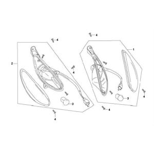 Turn Signal Front Benzhou City Star 4-stroke