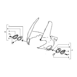 Front Turn Signal Gilera Runner 98-2005 2-Stroke