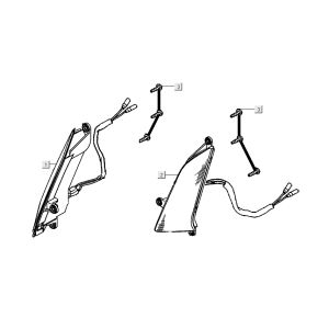 turn signals Kymco People S 4-stroke white
