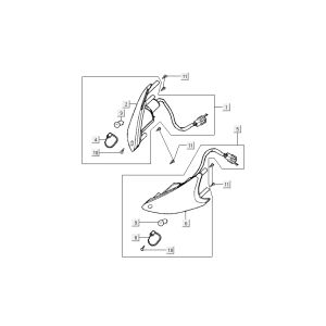turn signals for Kymco Super9 ac o.m 2-stroke