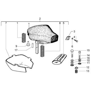 Saddle Vespa Ciao 2-stroke