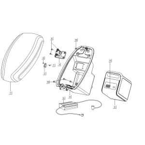Saddle - battery Niu M1