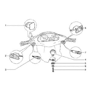 Wheel switches Gilera Runner 180cc FXR 2-stroke