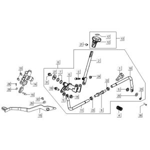 Kymco MXU 400 switching system