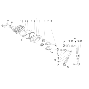 Secondary air supply Piaggio NRG Power 50 2-stroke LC Euro 4