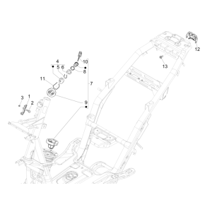 Piaggio NRG Power 50 2-stroke LC Euro 4 ignition lock
