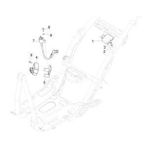 Voltage regulator - Ignition coil - Electronic parts Piaggio NRG Power 50 2-stroke LC Euro 4