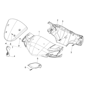 Piaggio NRG Power 50 2-stroke LC Euro 4 steering wheel covers