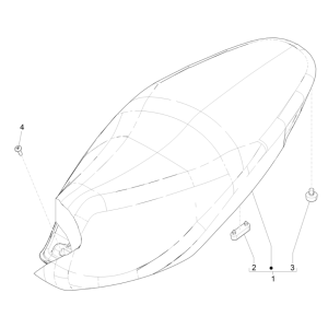 Piaggio NRG Power 50 2-stroke LC Euro 4 saddle