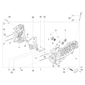 Carter Vespa GTS 300 Super HPE 4V IE ABS Euro 5 2020-2022