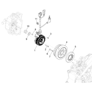 Ignition - Stator - Flywheel Vespa GTS 300 Super HPE 4V IE ABS Euro 5 2020-2022