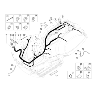 Vespa GTS 300 Super HPE 4V IE ABS Euro 5 2020-2022