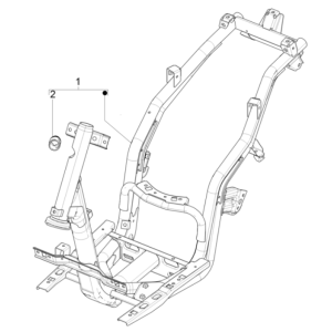 Piaggio Typhoon 50 2-stroke Euro 4 frame 2018-2020