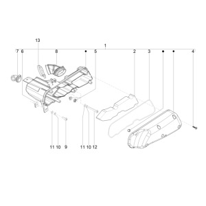Piaggio Typhoon 50 2-stroke Euro 4 2018-2020 air filter