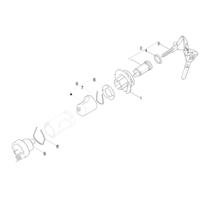 Piaggio Typhoon 50 2-stroke Euro 4 2018-2020 ignition lock