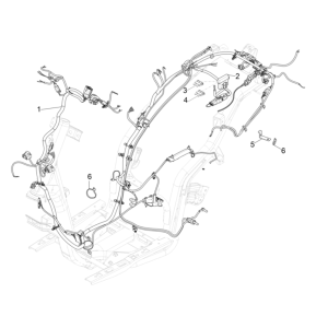 Piaggio Typhoon 50 2-stroke Euro 4 2018-2020 wiring harness