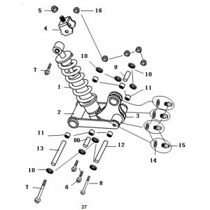 Shock absorber China Strada