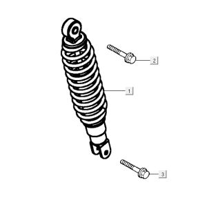 Shock Absorber Kymco Vitality 4t ac diamond-black