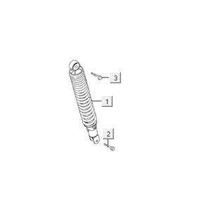 Shock absorber Kymco VP50 4t ac black