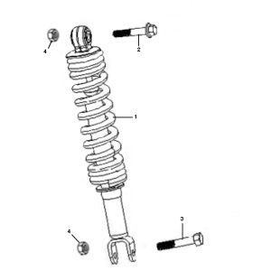 Shock absorber Viraggio Sensa 4-stroke