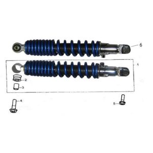 Shock absorbers AGM LX black