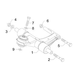 Subframe Vespa S 2-stroke