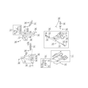 Frame parts Kymco MXU 150