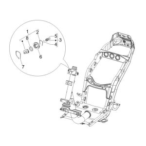 Piaggio Fly 4-stroke lock