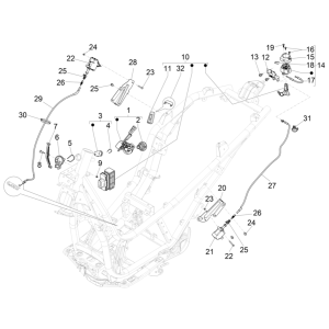 Piaggio Beverly 300 4T 4V HPE ABS E5 locks 2021-2022 (EMEA)