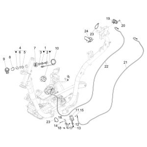 Piaggio Medley 125 ABS E5 2021-2022 (EMEA) Locks
