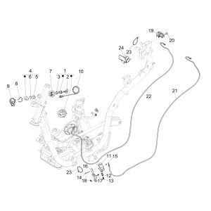 Piaggio Medley 125 4T IE ABS E4 2016-2019 locks (EMEA)