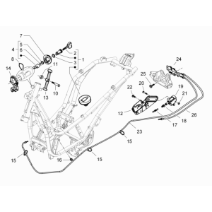 Locks Piaggio Beverly 350 E3 Sport Touring 2013-2014