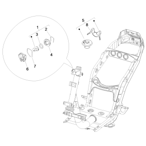 Piaggio Fly 125 4-stroke 3V IE E3 locks