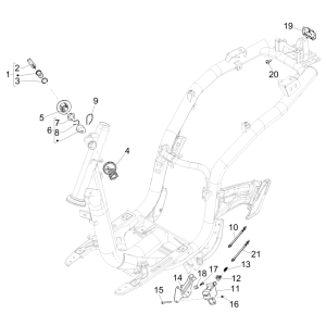 Piaggio Liberty 4-stroke locks (IGET EURO 5)